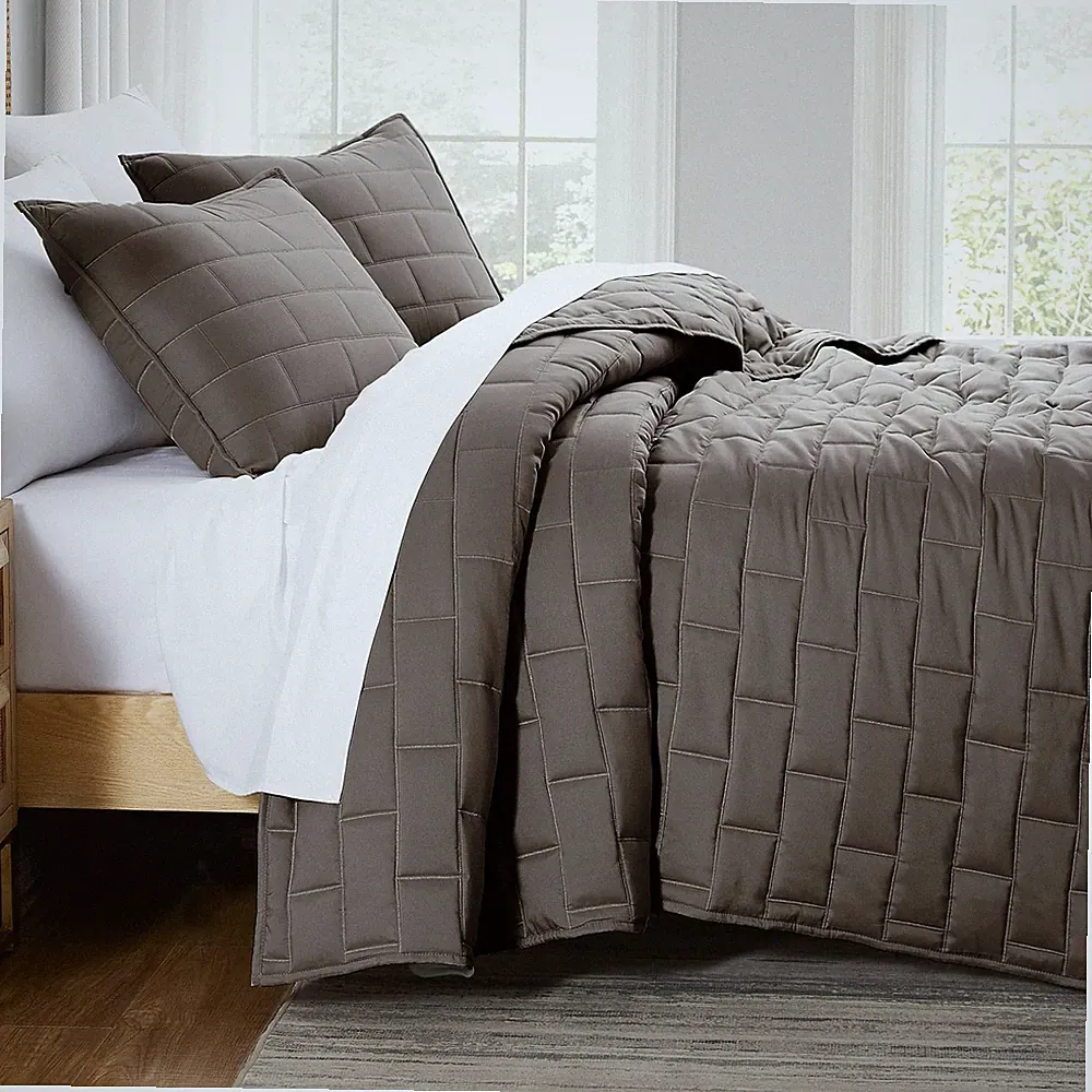 Inc. Oversized Quilt Bedding Set, Twin XL Quilts with Matching Quilted Pill...