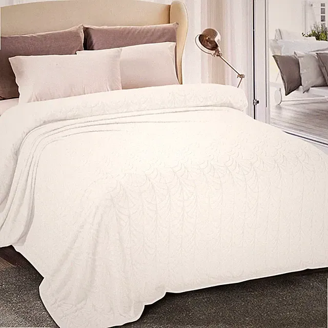 King Size Flannel Fleece Blanket 90x104 Soft Warm Lightweight All Season Throw
