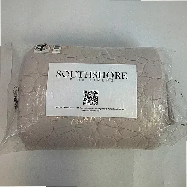 Southshore Fine Linens Quilted Coverlet Bedspread & Pillow Case Twin XL OEKO-TEX